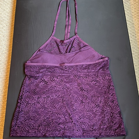 Purple Cochet Tankini Top! - Picture 2 of 3